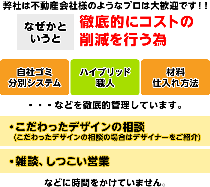 弊社は不動産会社様のようなプロは大歓迎です！！